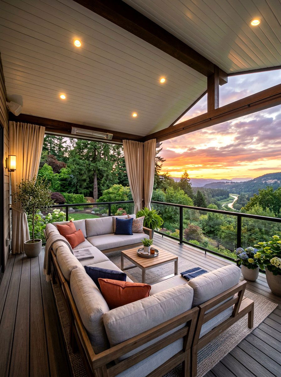 Covered Deck Porch - 30 back porch ideas