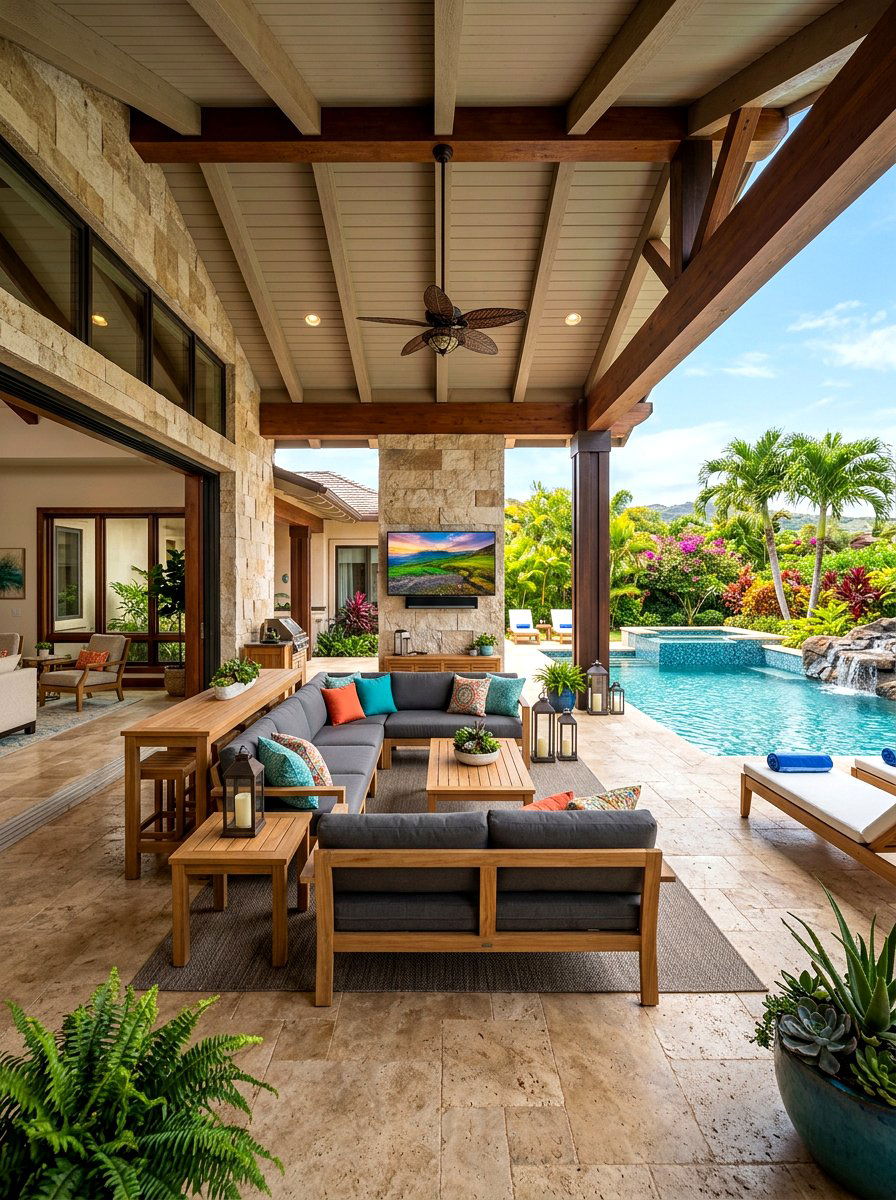 30 Pool House Lounge Backyard Ideas for Relaxing Outdoor Nights
