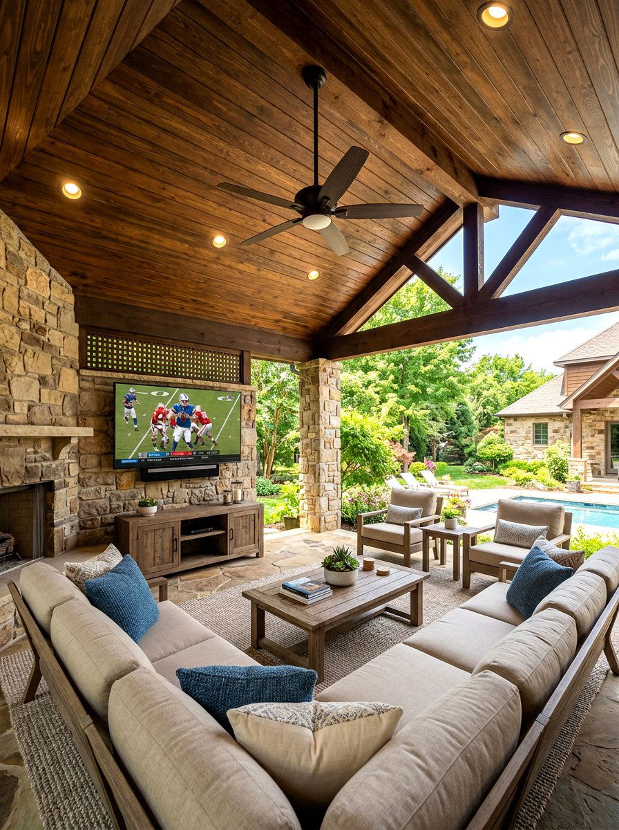 Covered Patio Roof - 30 desert patio ideas