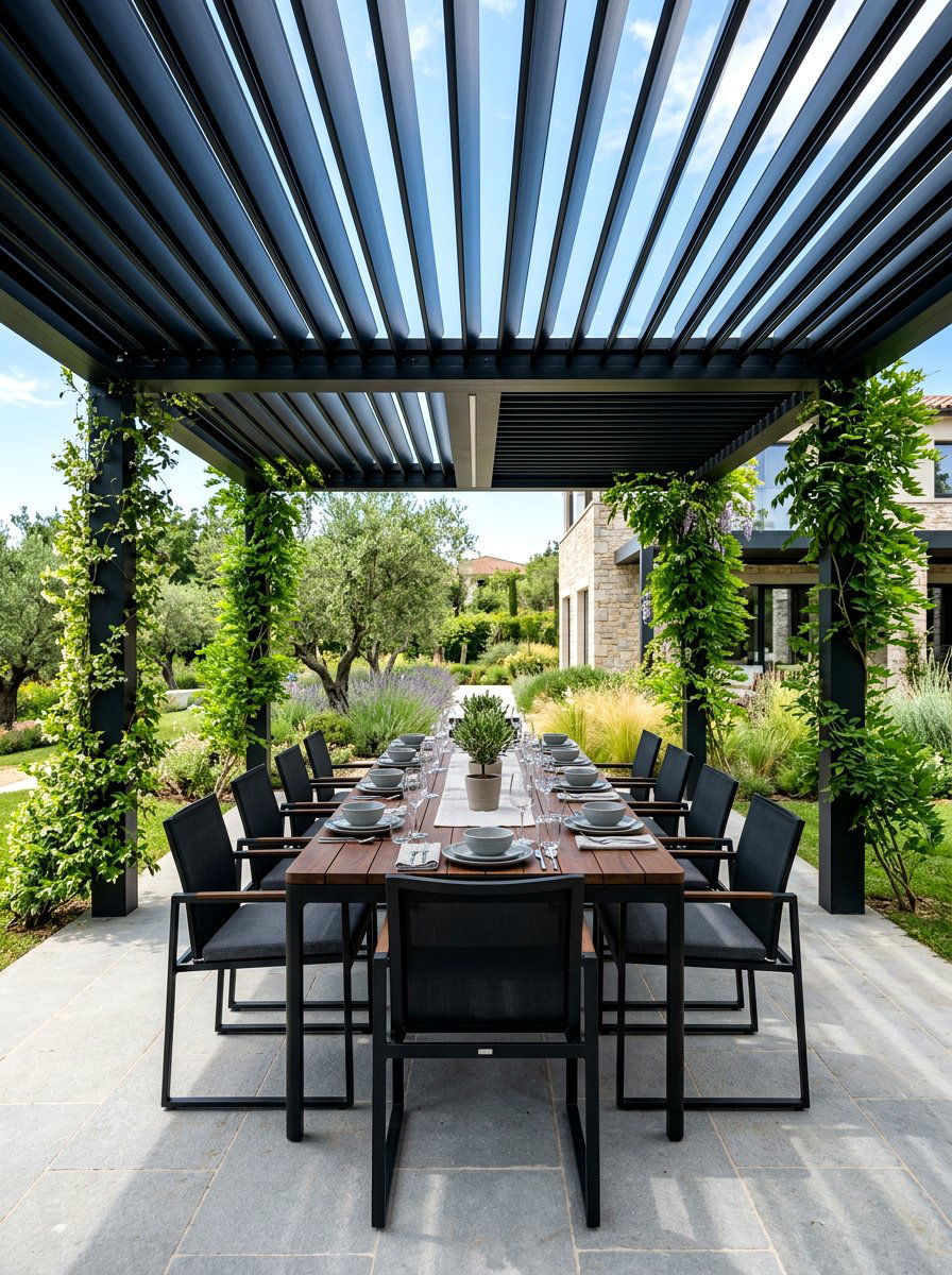 Covered Pergola Space - 30 modern patio ideas
