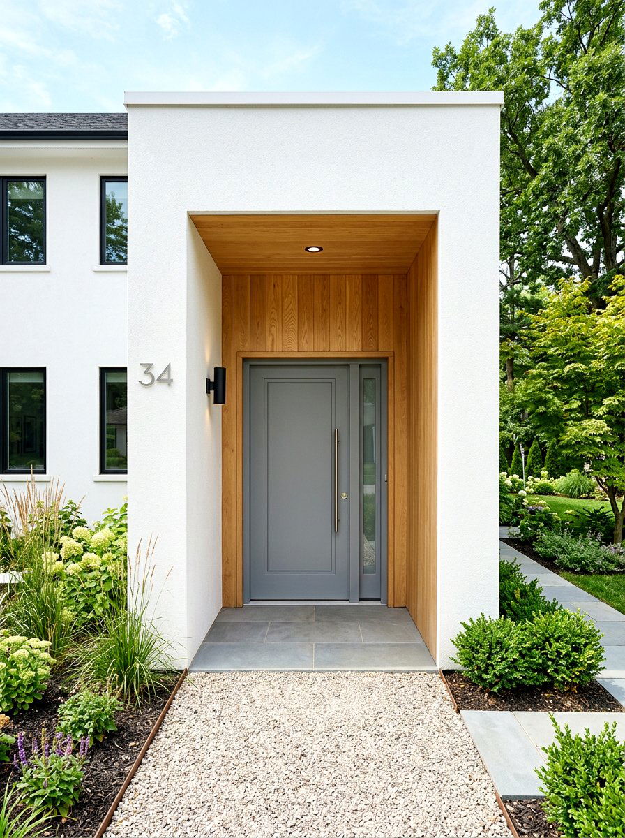 Covered Side Door Alcove - 30 side entrance ideas