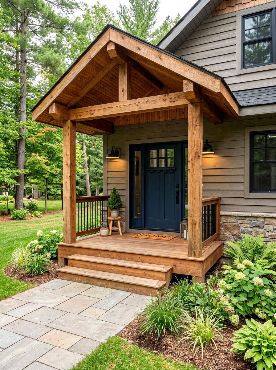 Covered Side Porch Roof - 30 side entry curb appeal ideas
