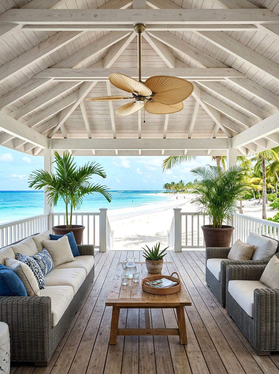 Covered beach deck - 30 beach house patio ideas