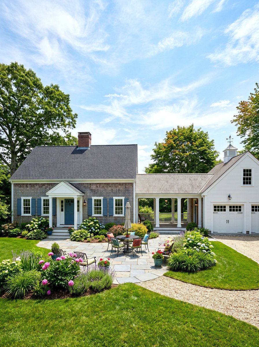 Covered breezeway - 30 Cape Cod exterior ideas