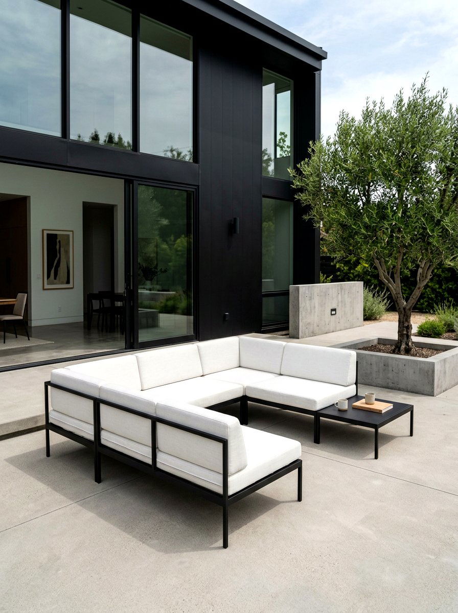 Covered pergola lounge - 30 pizza night patio ideas