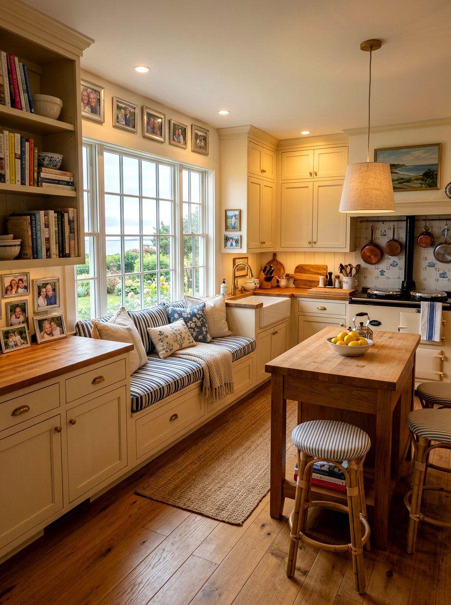Cozy Coastal Grandmother Kitchen - 30 coastal grandmother kitchen ideas