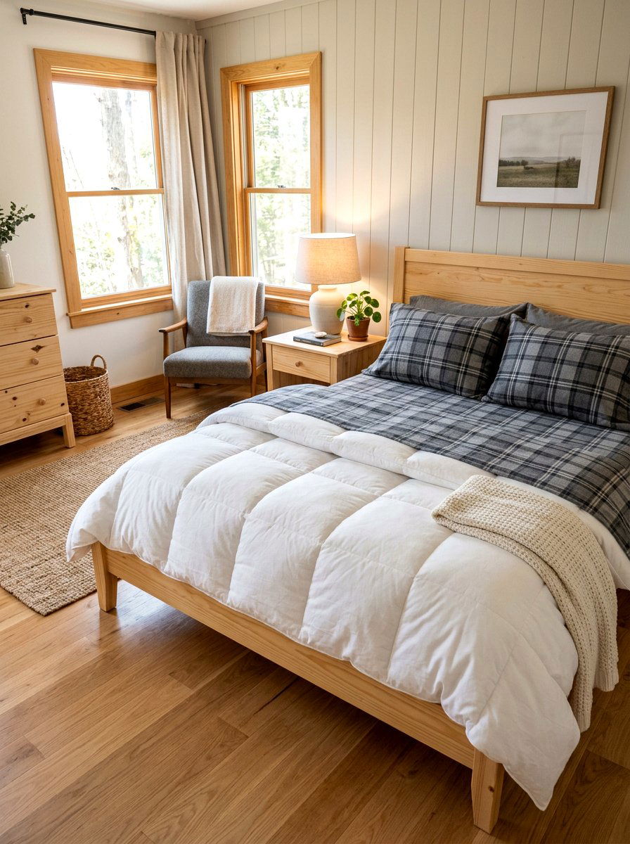 Cozy Flannel Bedroom - 30 cozy winter bedroom ideas