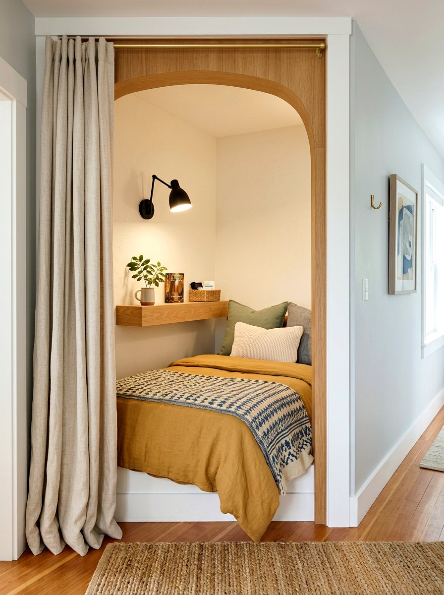 Cozy Guest Nook - 30 guest room decor ideas