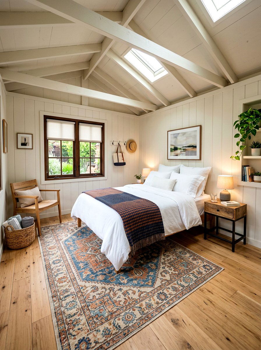 Cozy Guest Suite - 30 she shed ideas