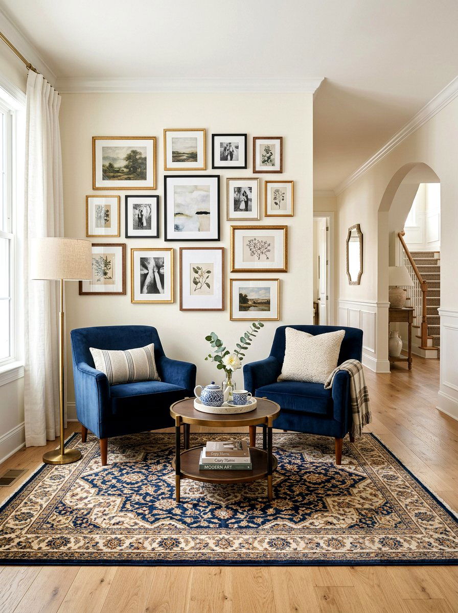 Cozy Hallway Seating Area - 30 reading hallway ideas