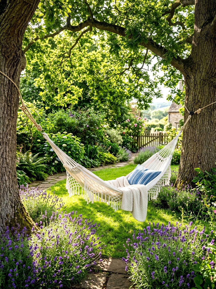 Cozy Hammock Spot - 30 backyard retreat ideas