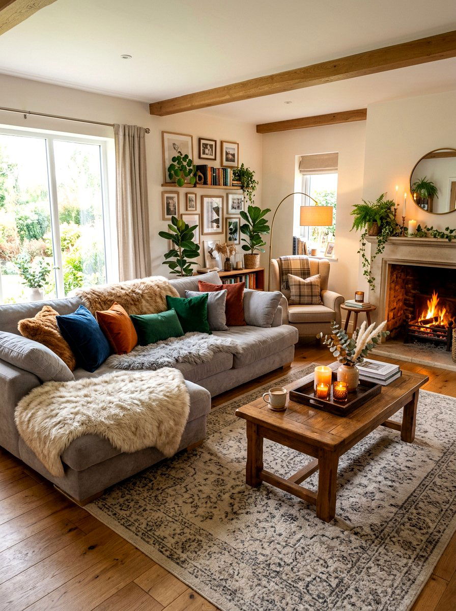 Cozy Living Room - 30 cloud couch living room ideas