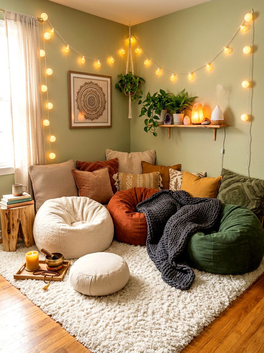 Cozy Meditation Nook - 30 meditation nook ideas