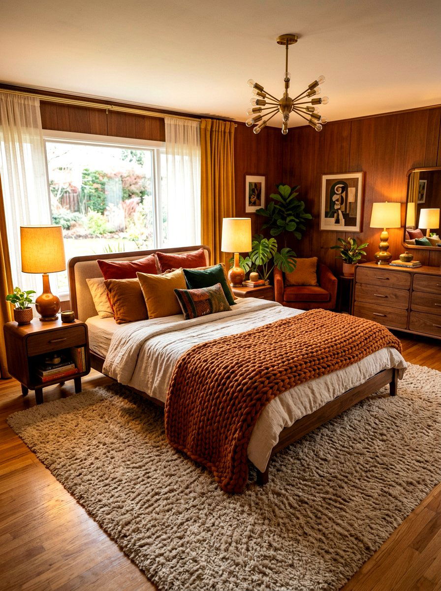 Cozy Midcentury Bedroom - 30 midcentury bedroom ideas