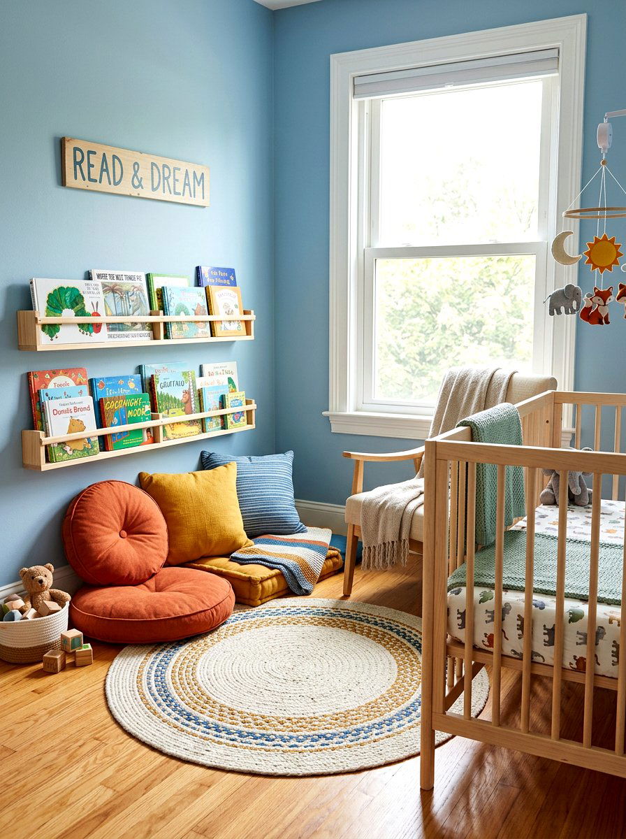 Cozy Reading Corner - 30 crib corner styling ideas