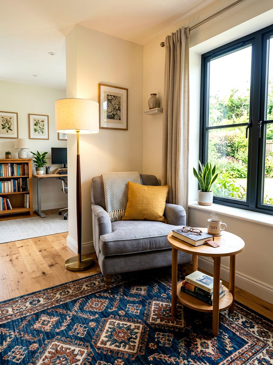 Cozy Reading Nook - 30 calming home office ideas