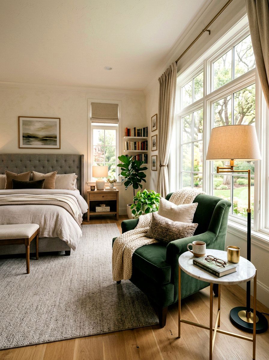Cozy Reading Nook Bedroom - 30 soft luxury bedroom ideas