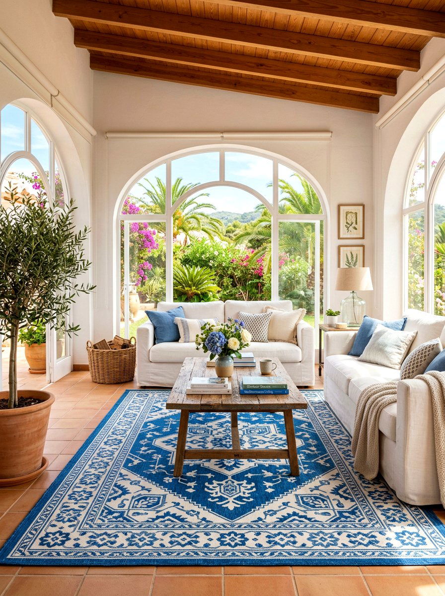Cozy Rug - 30 loggia ideas