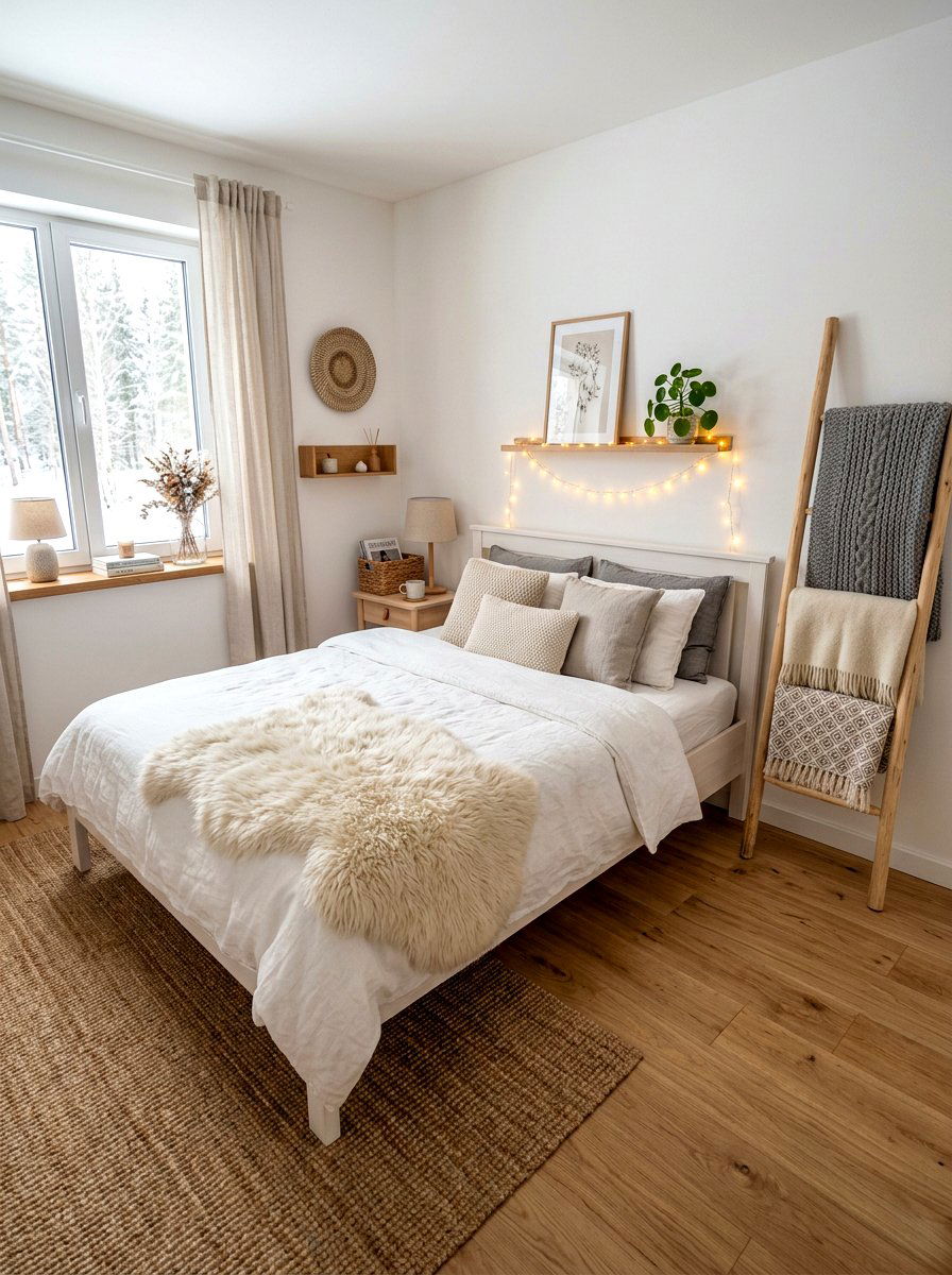 Cozy Scandi Bedroom - 30 spa bedroom retreat ideas