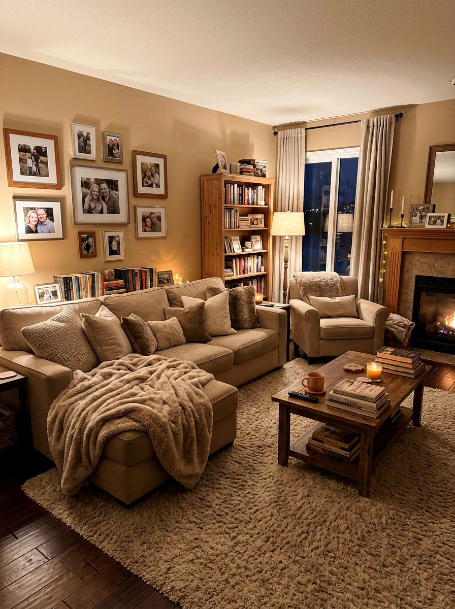Cozy beige living room - 30 beige living room ideas