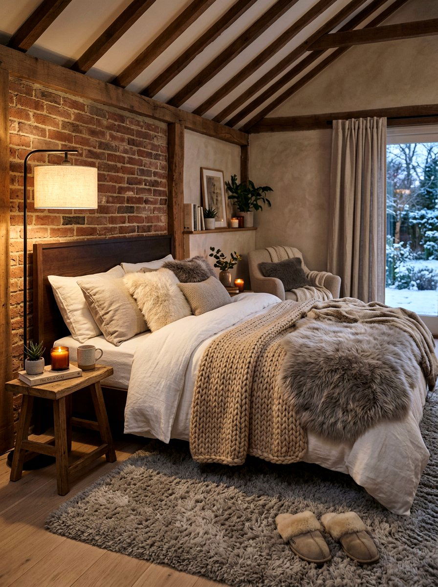 Cozy hygge bedroom - 30 Scandinavian bedroom ideas