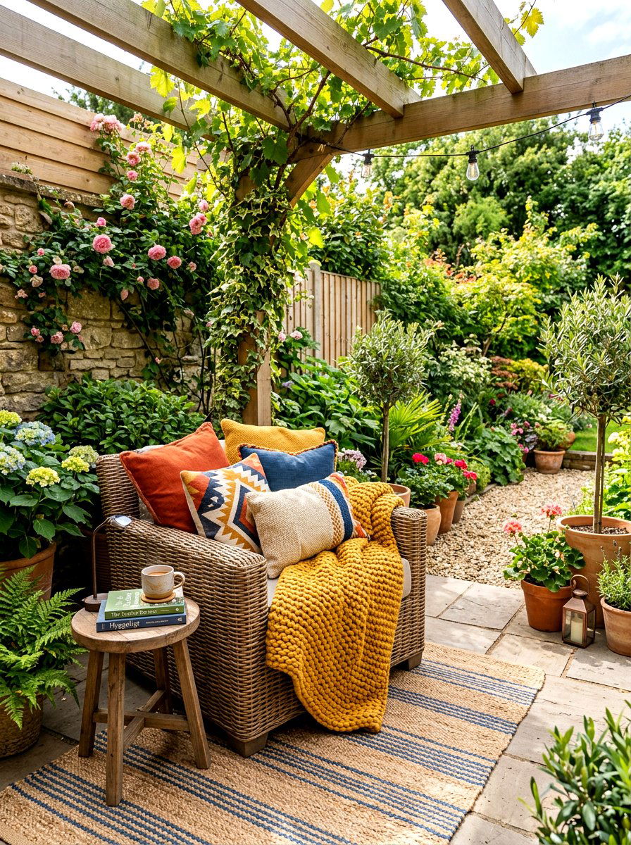 Cozy outdoor nook - 30 city terrace decor ideas