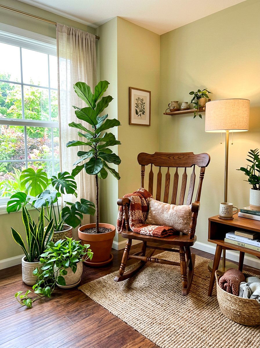 Cozy rocking chair corner - 30 porch rocking chair styling ideas