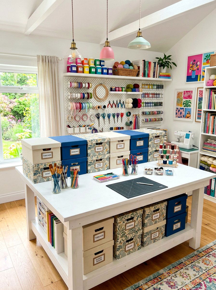 Craft Room Box - 30 decorative box styling ideas