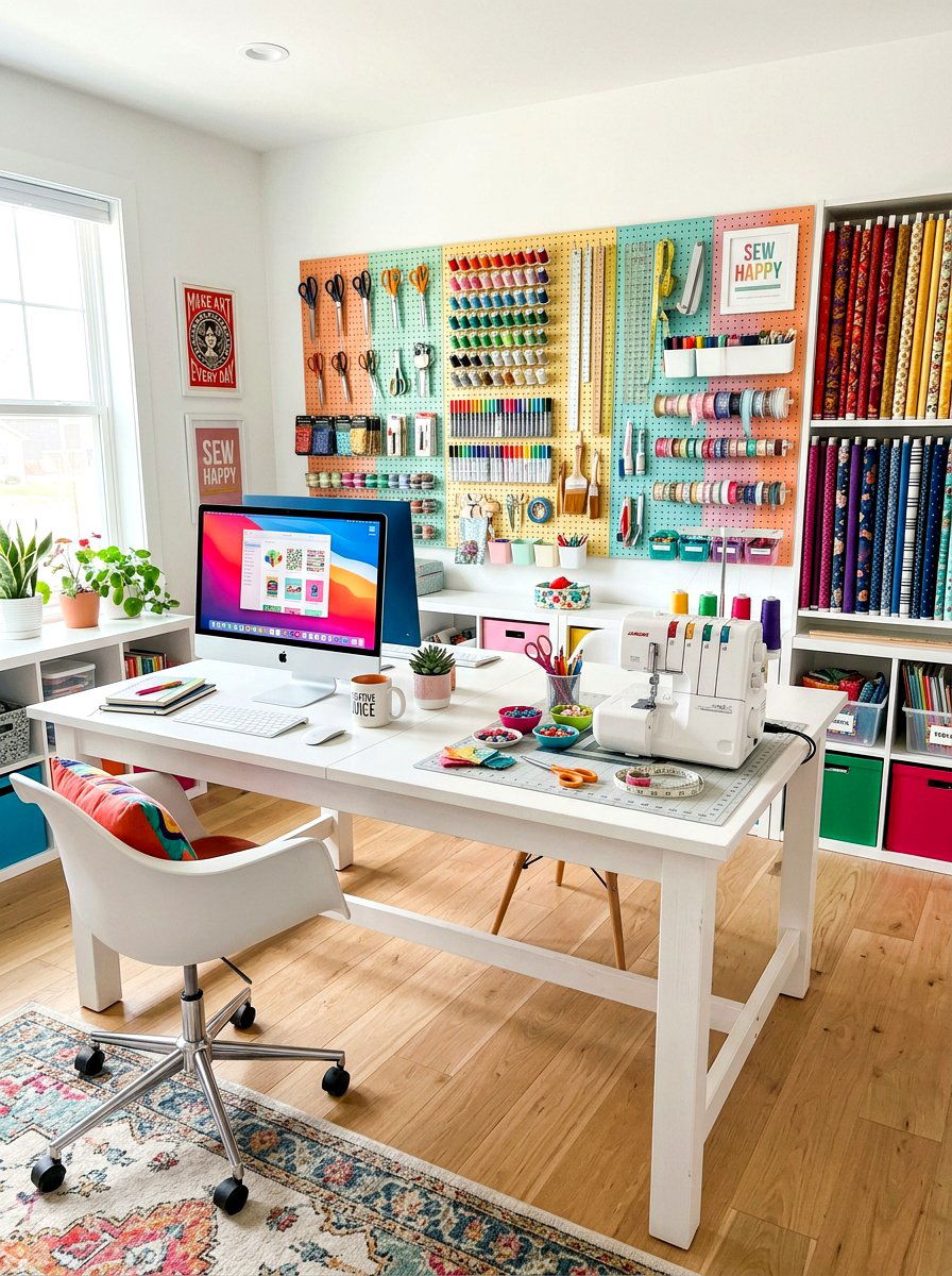 Craft Room Office - 30 flex room office ideas