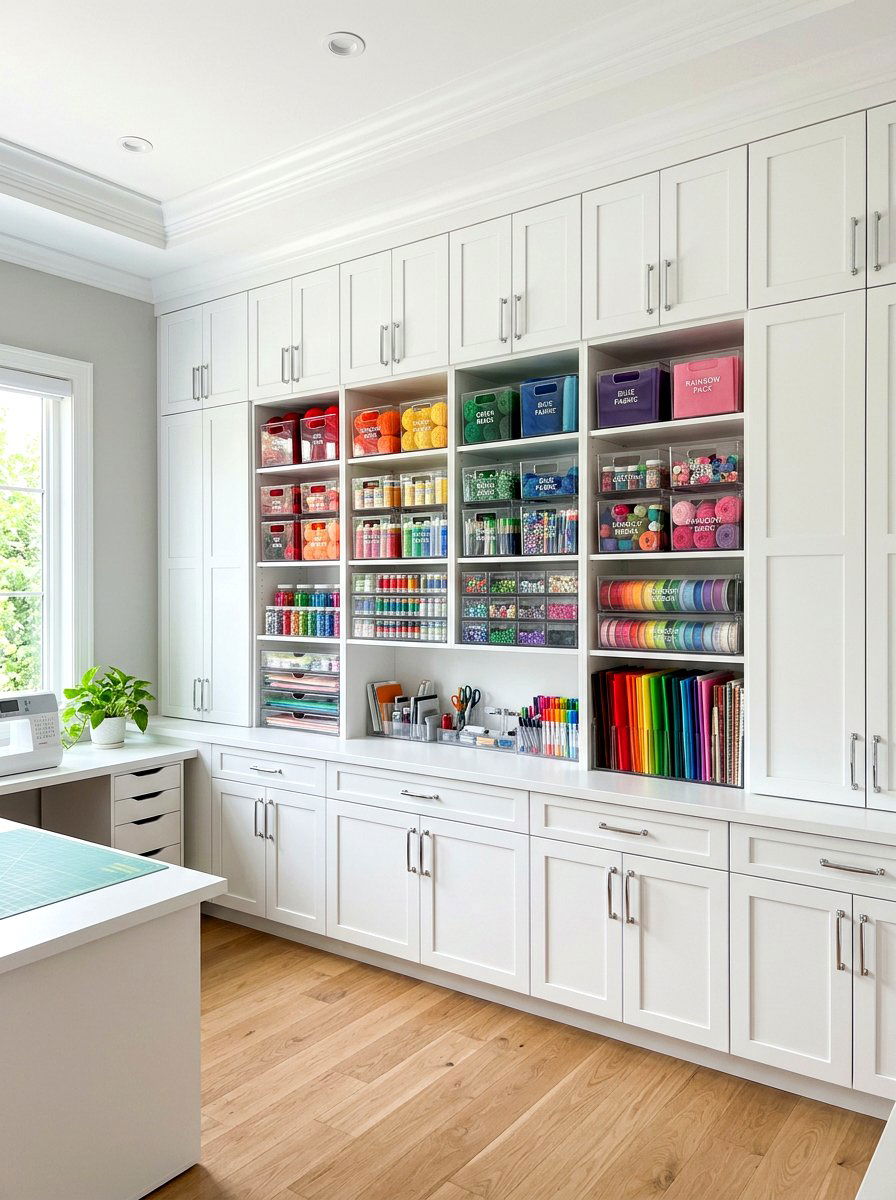 Craft Room Storage - 30 craft room ideas