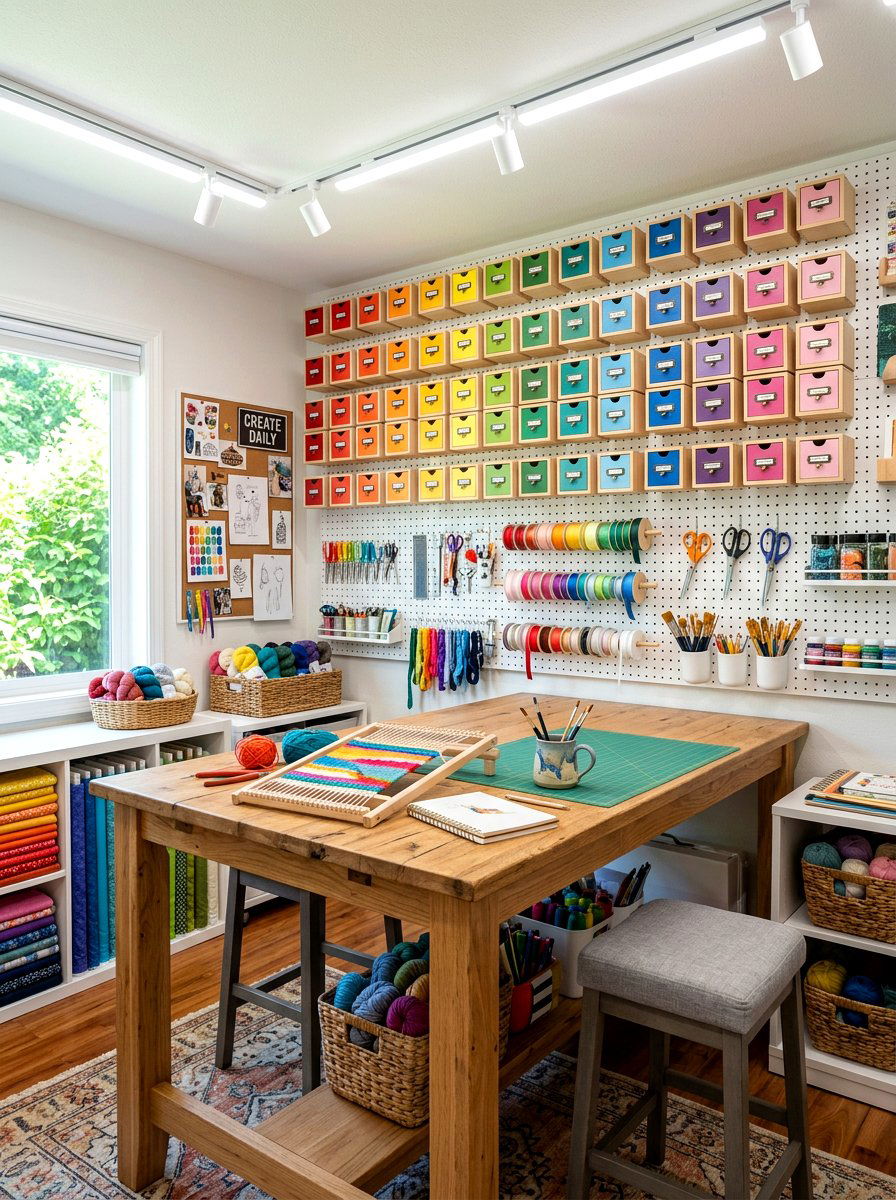 Craft room floating drawer - 30 floating drawer ideas