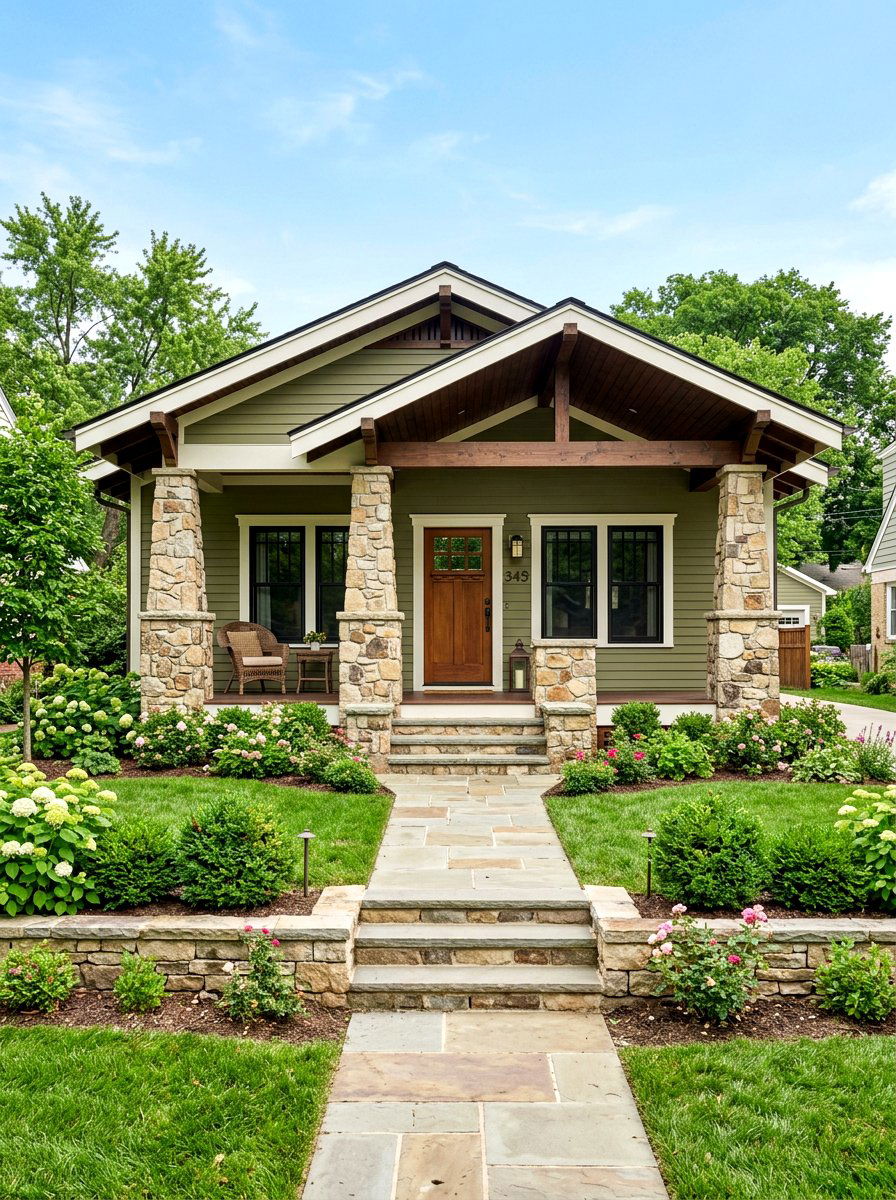 Craftsman Bungalow Trim - 30 black bronze window exterior ideas
