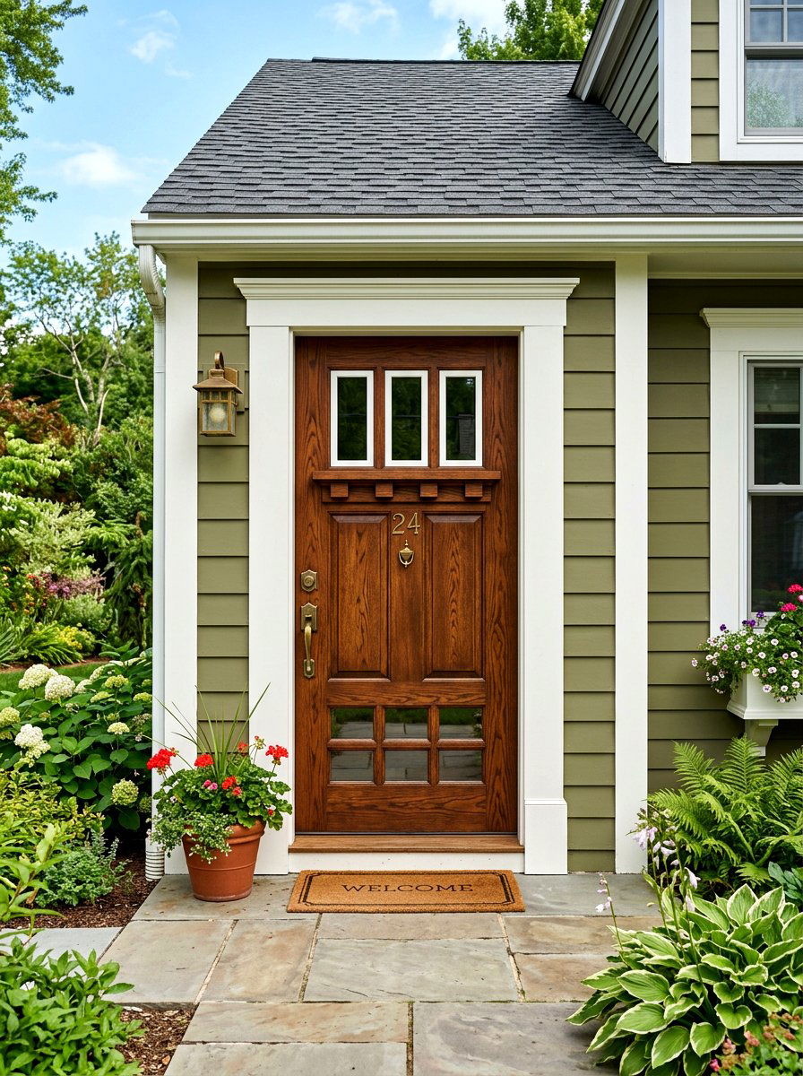 Craftsman Cape Cod Front Door - 30 Cape Cod front door ideas