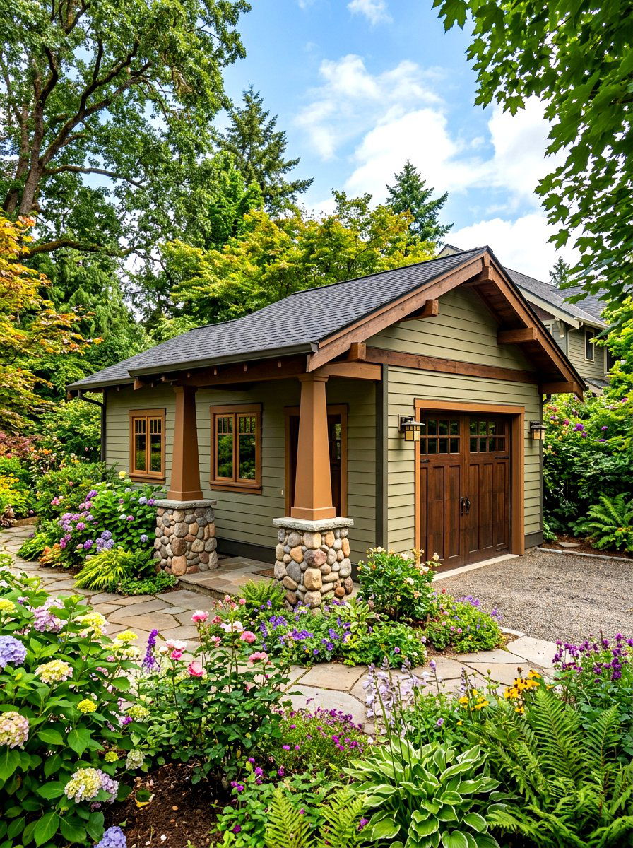 Craftsman Detached Garage Exterior - 30 detached garage curb appeal ideas