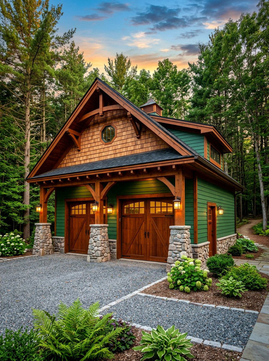 Craftsman Detached Garage - 30 detached garage exterior ideas