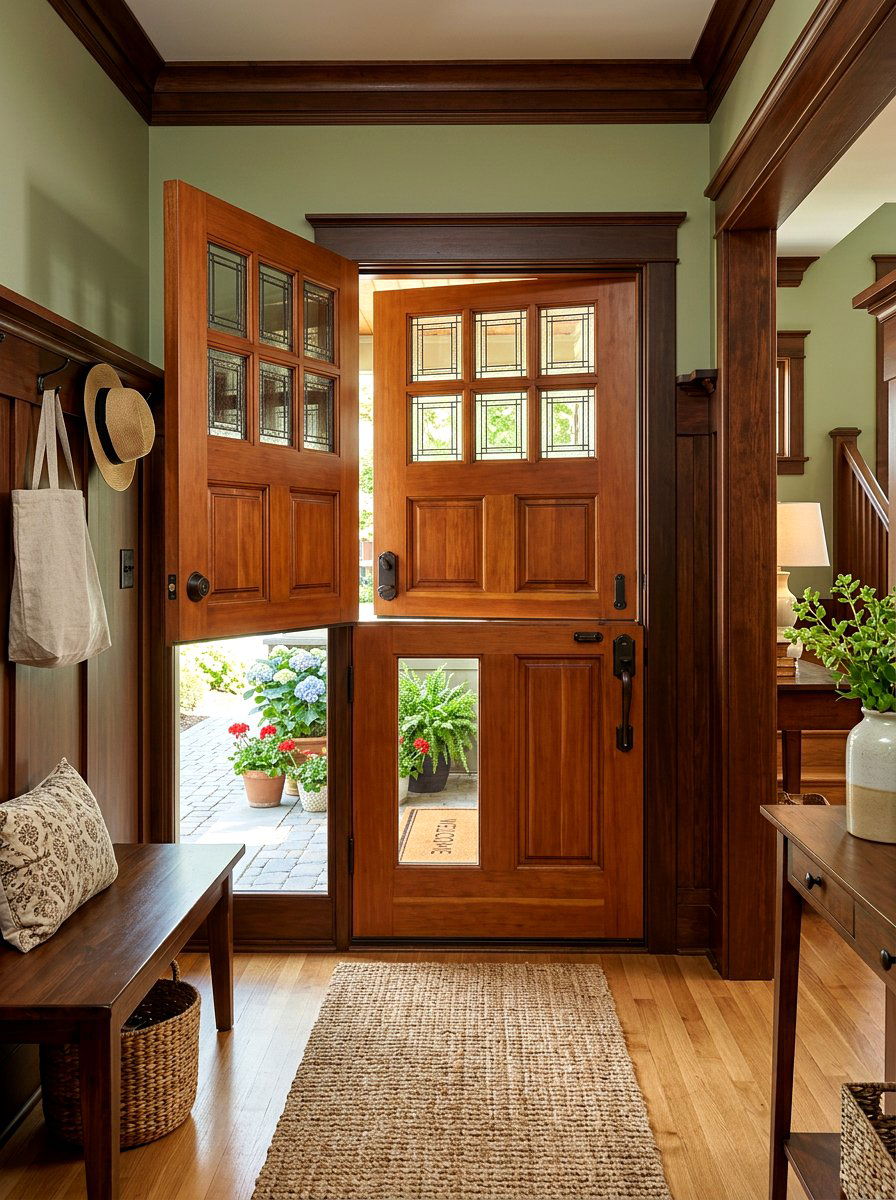 Craftsman Dutch Door - 30 Dutch door ideas