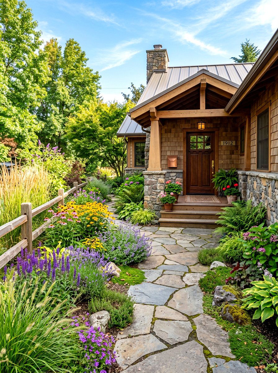 Craftsman Entryway Landscaping - 30 craftsman exterior ideas