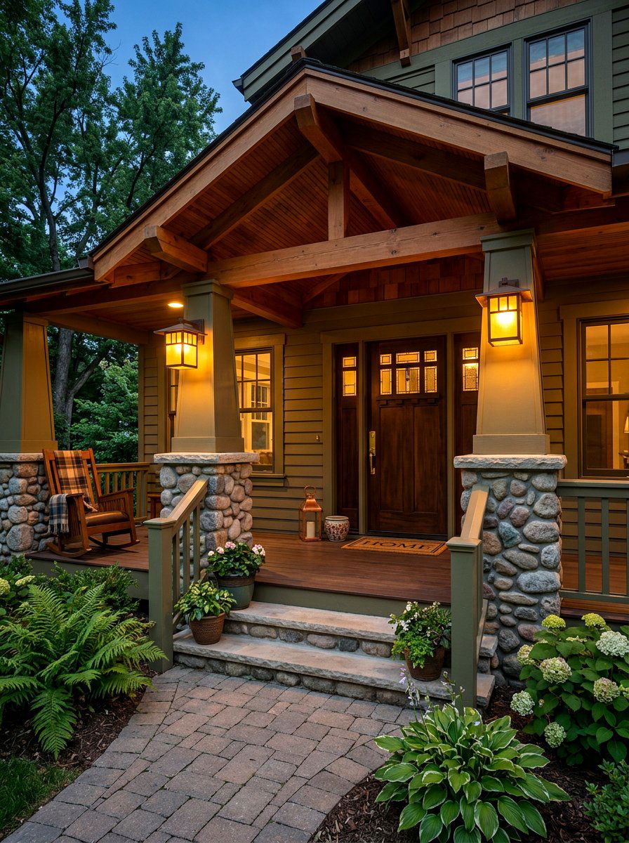 Craftsman Front Porch Lights - 30 front porch lighting ideas