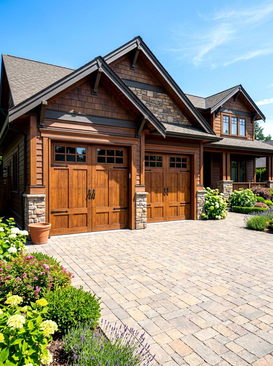 Craftsman Garage Doors - 30 craftsman exterior ideas