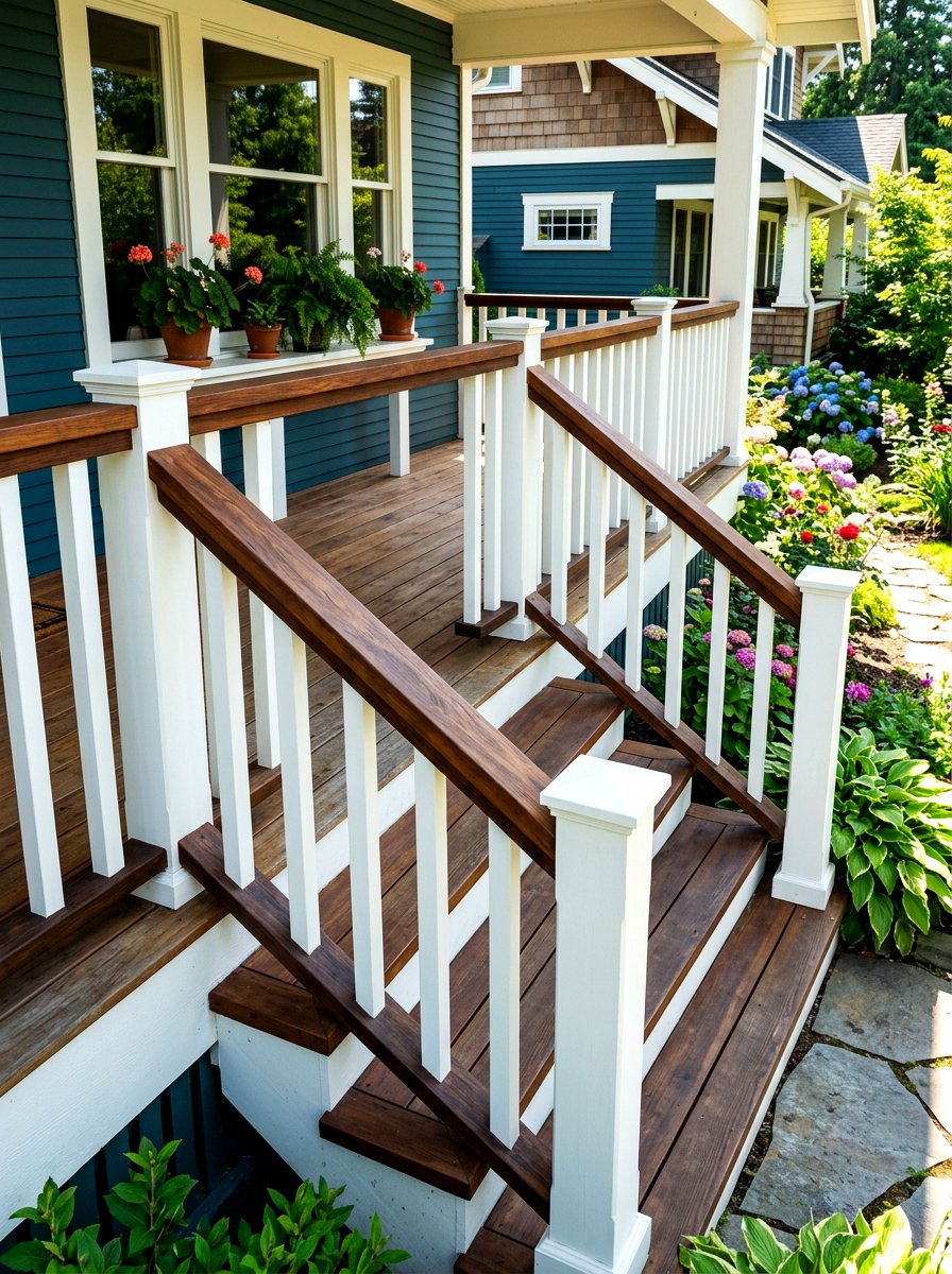 Craftsman Porch Railing - 30 craftsman exterior ideas