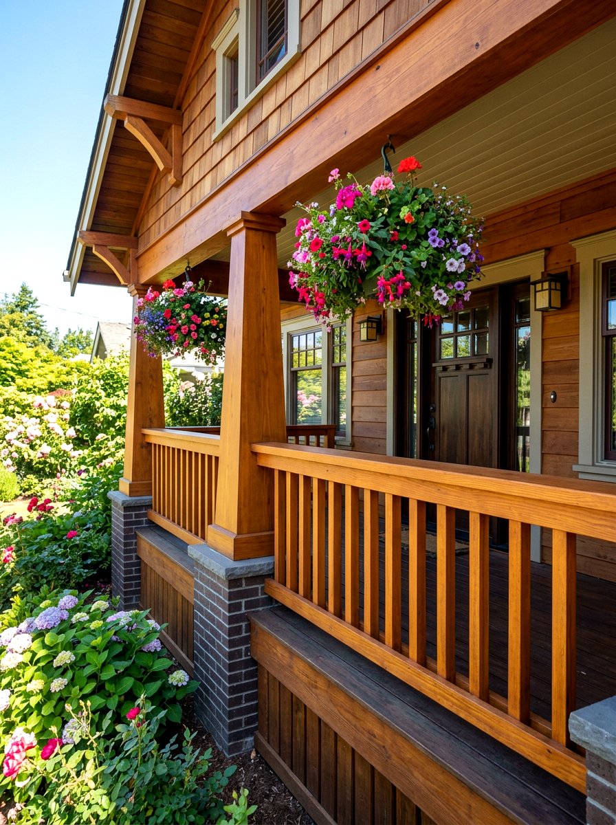 Craftsman Railing - 30 deck railing ideas