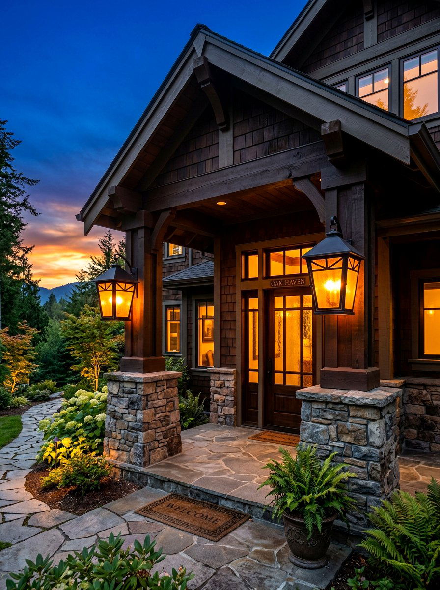 Craftsman Style Lanterns - 30 craftsman exterior ideas