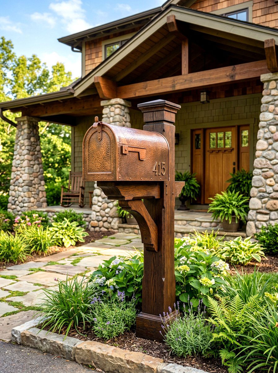 Craftsman Style Mailbox - 30 statement mailbox ideas aesthetic