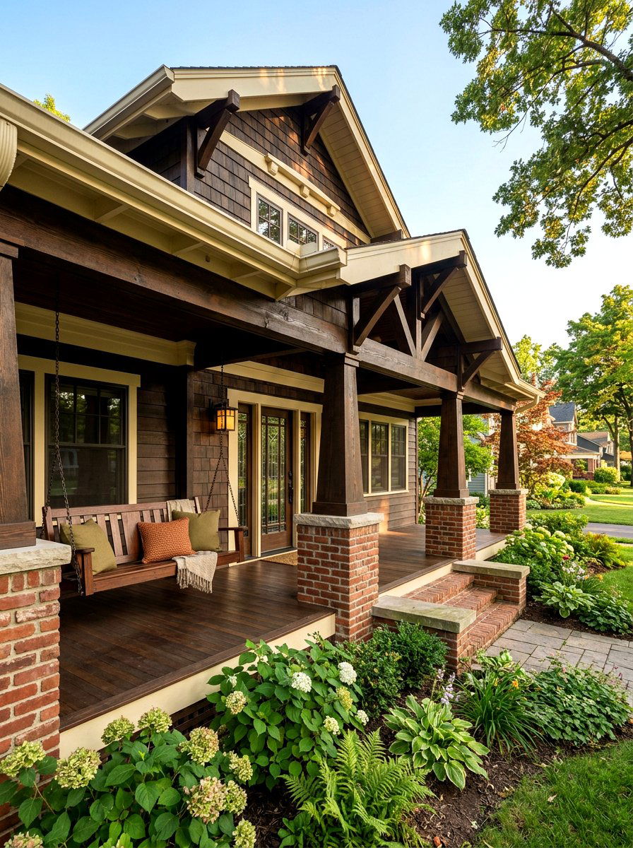 Craftsman Style Porch - 30 porch extension ideas