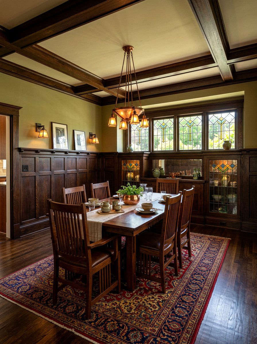 Craftsman Wainscoting - 30 wainscoting ideas