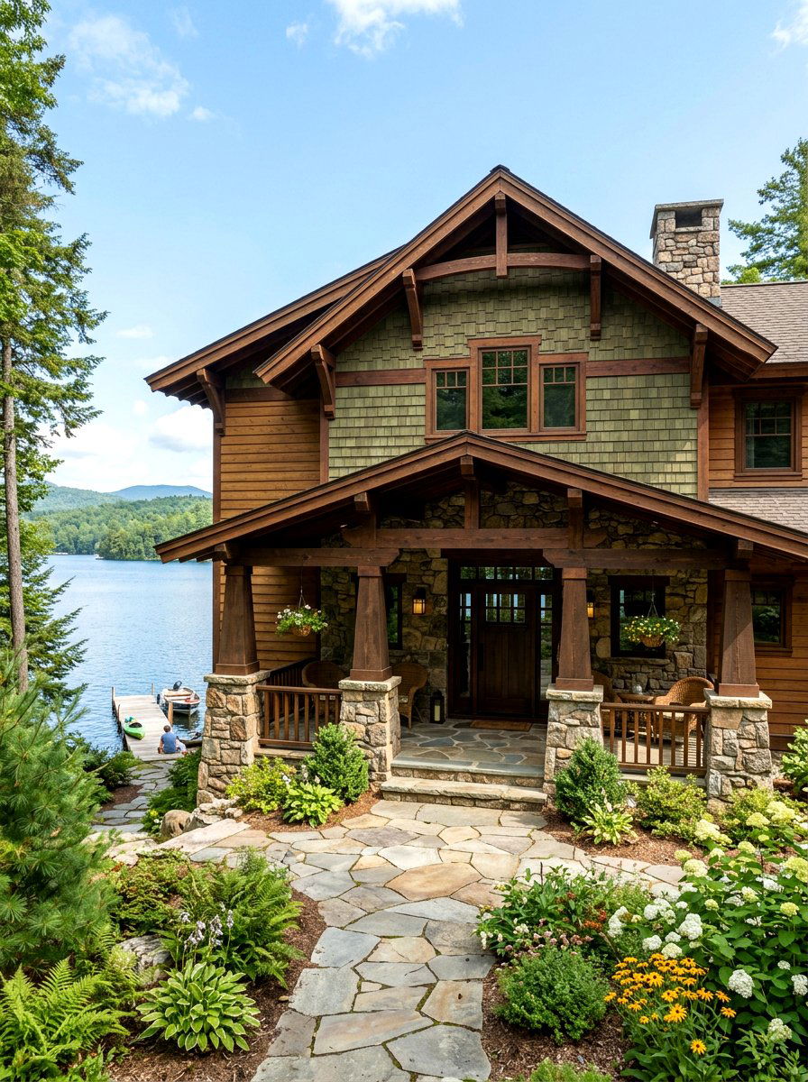 30 Lake House Exterior Ideas to Boost Curb Appeal by the Water