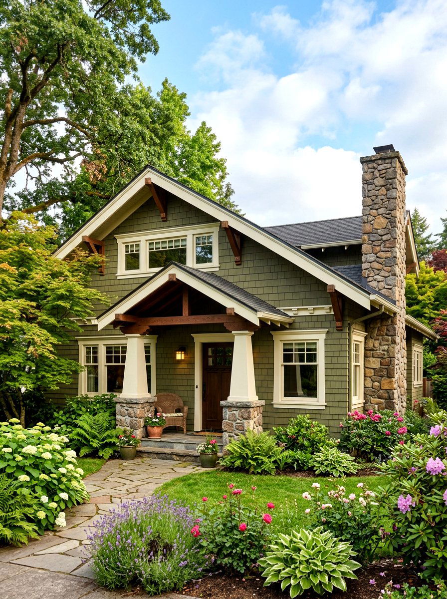 Craftsman window trim - 30 outdoor window trim ideas
