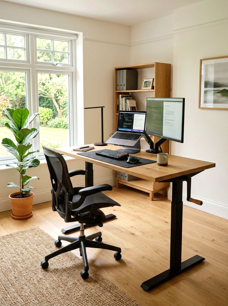 Crank height standing desk - 30 friction maxxing home ideas