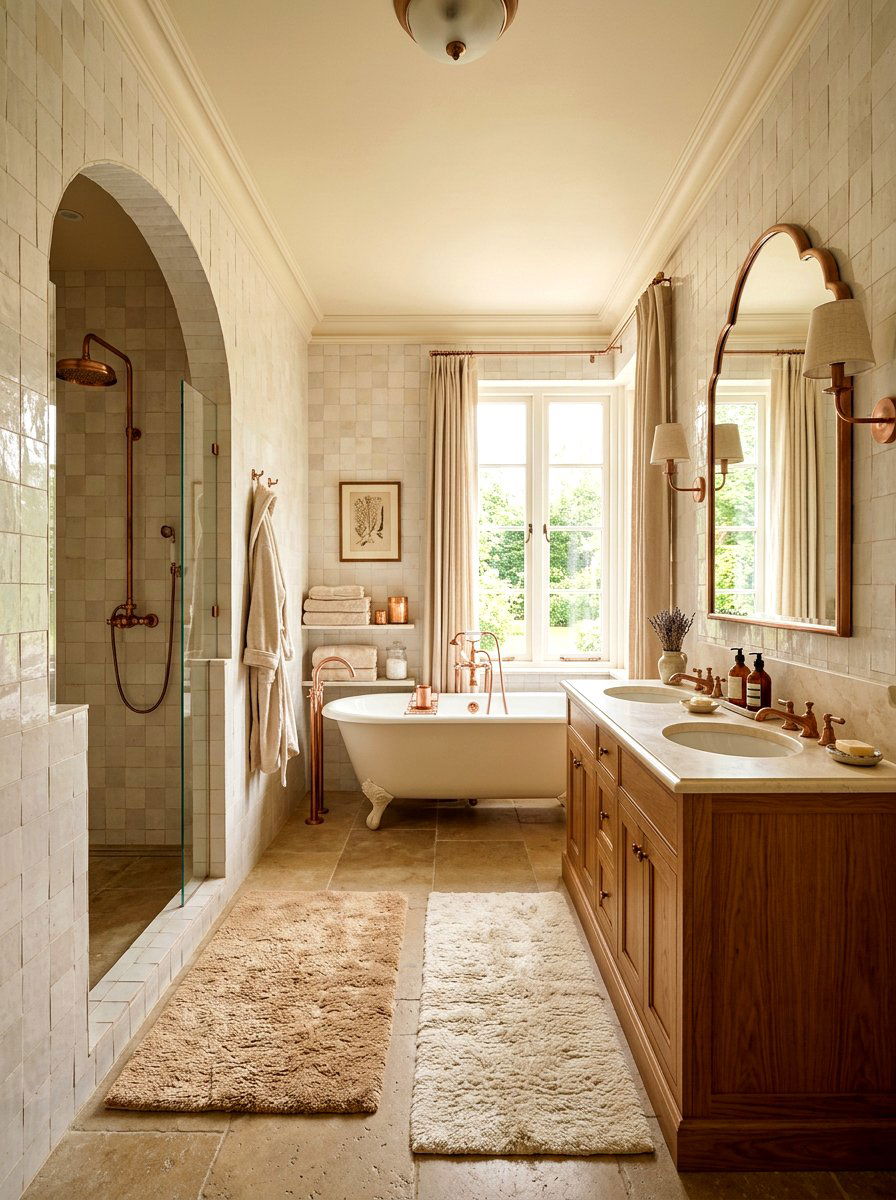 Cream Bathroom - 30 neutral bathroom ideas