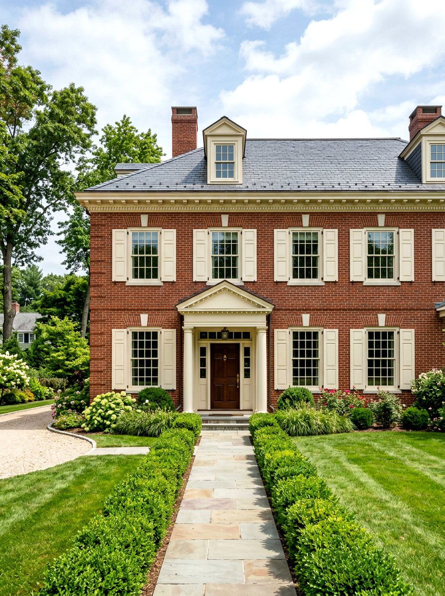 Cream Shutters For Brick Houses - 30 exterior shutters ideas